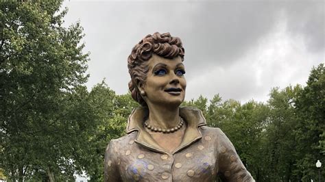 Lucy Statues Vandalized In Lucille Ball Memorial Park