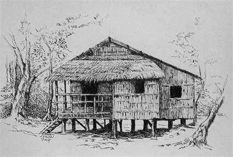 How To Draw A Bahay Kubo Bahay Kubo Drawing Activitie Vrogue Co