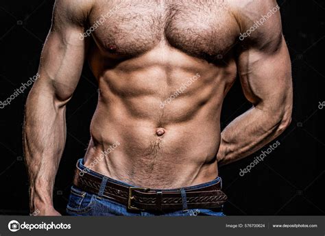 Muscular Sexy Man Torso Sensual Man Naked Strong Muscular Torso Stock Photo By Bodystock