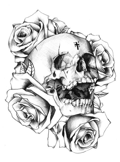 Magnoliajones Skull Tattoo Tattoo Drawings Skull Coloring Pages