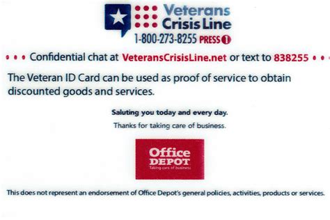 Va Id Cards Include Office Depot Logo Rallypoint