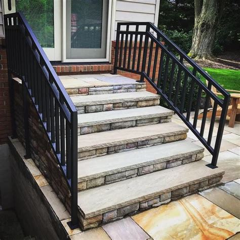 Handrails Etsy In 2020 Railings Outdoor Porch Steps Brick Steps