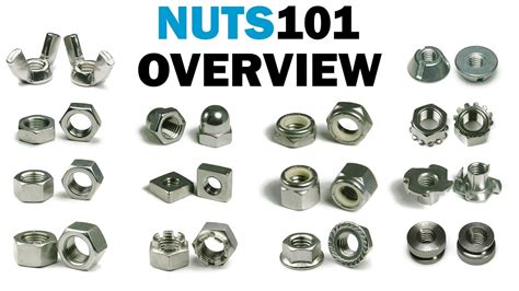 Nuts 101 Overview The Types Of Fastener Nuts Fasteners 101 YouTube