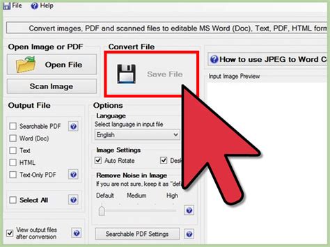 How To Convert A Jpeg Image Into An Editable Word Document