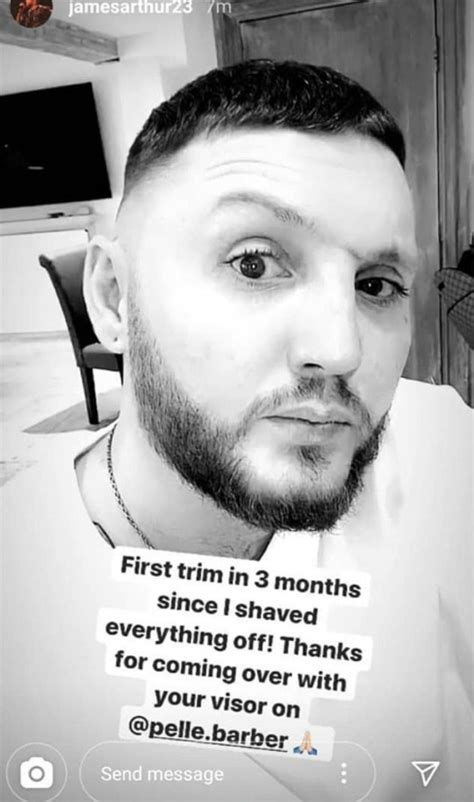 James Arthur Appears To Flout Lockdown Rules For A Haircut Metro News