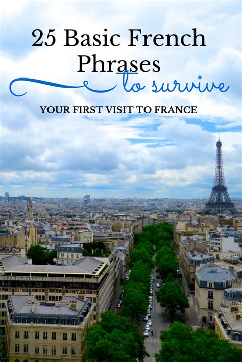 25 Basic French Phrases To Help You Survive Your First Trip To France ...