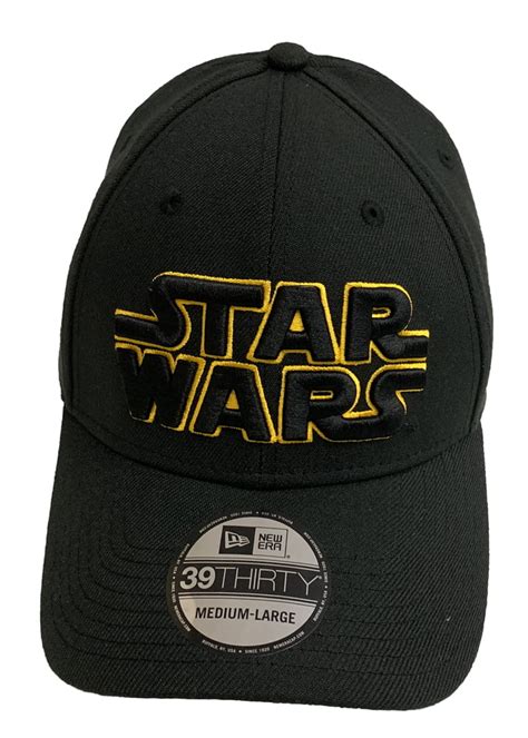 Star Wars Outline Logo New Era 39thirty Fitted Hat Mediumlarge