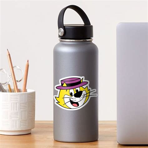Hes The Most Tip Top Top Cat Sticker For Sale By Cubicspin Redbubble