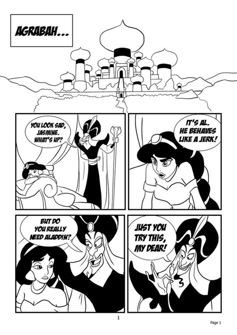 Jasmine And Jafar Comic Page By Kuroishin On Deviantart Comic Page Jafar Jasmine