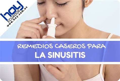 Remedios Caseros Para La Sinusitis