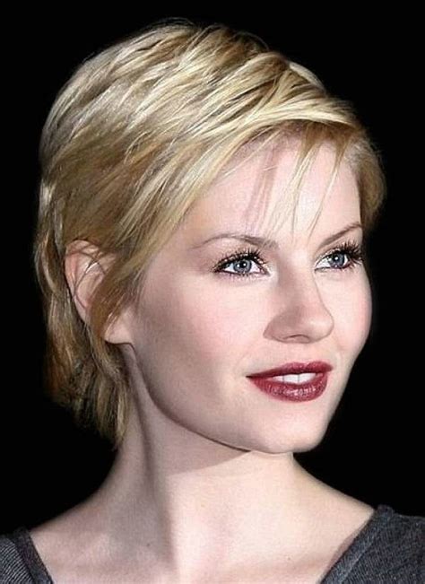 Female haircuts for short hair are often made with bangs. 14 The most sensational hairstyles for short thin hair - HairStyles for Women