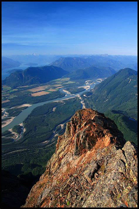 The Valley Below Chilliwack British Columbia Canada Copyright