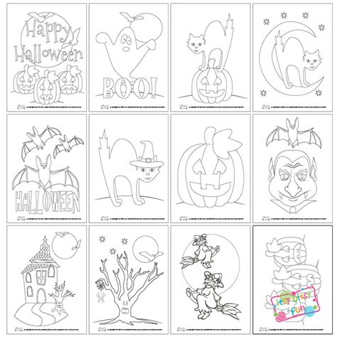 halloween coloring pages itsybitsyfuncom