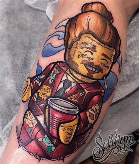 Maybe you would like to learn more about one of these? Post Malone Dorito Tattoo On Face - Best Tattoo Ideas
