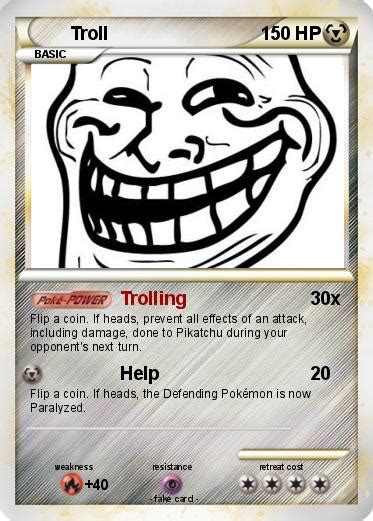 Pokémon Troll 1783 1783 Trolling My Pokemon Card