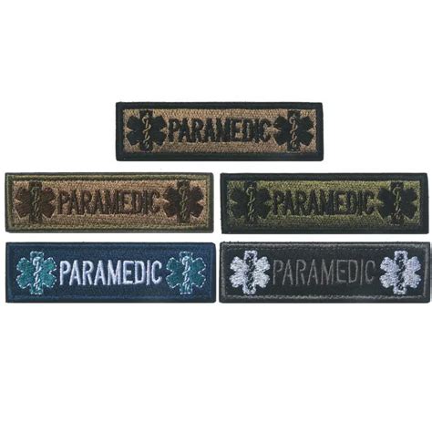 Embroidery Patch Emergency Medical Technician Paramedic Emt Embroidered