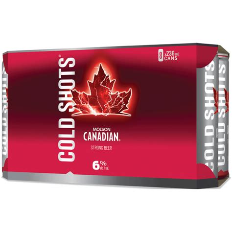 Molson Canadian Cold Shots 8 Cans