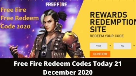 Get 75% off on purchase of diamond. Free Fire Redeem Codes Today 21 December 2020 - PrepareExams