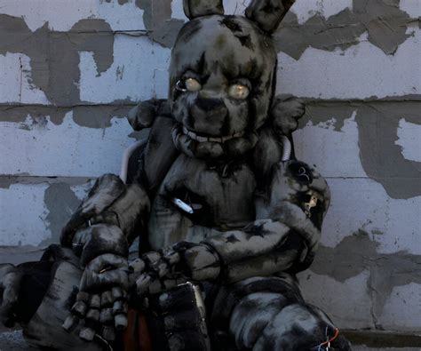 Springtrap Cosplay Costume Fnaf Handmade Costume Full Suit And Etsyde