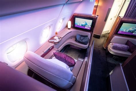 First class dining with qatar airways is a full 'dine on demand' service. Review: Qatar Airways First Class - A380 Doha to Perth ...