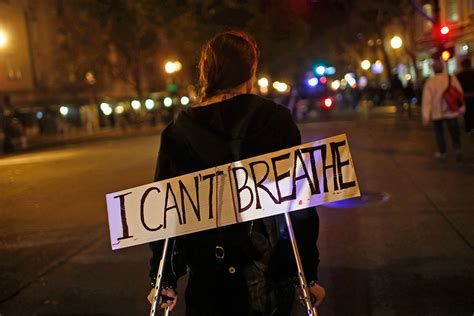 The Most Powerful Eric Garner Protest Signs I Can T Breathe Black