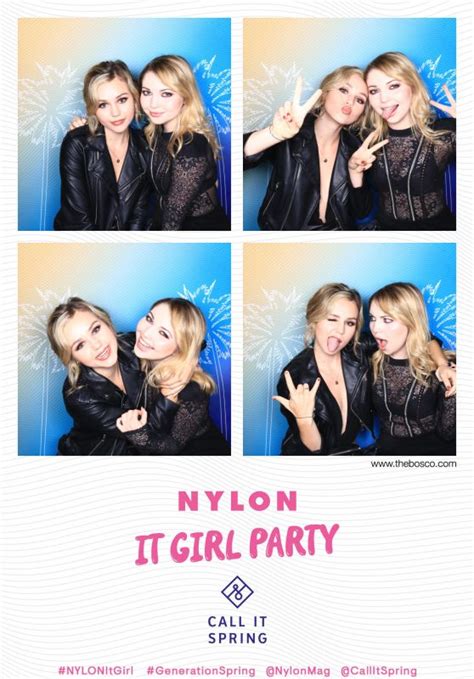 Brec Bassinger And Sammi Hanratty Nylon It Girl Party Photo Booth In Los Angeles 10 11 2018