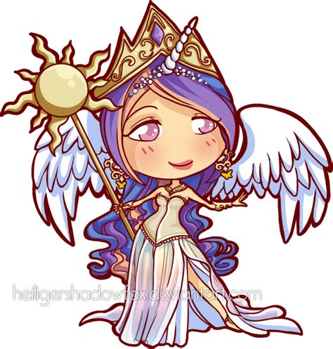 Chibi Commission Human Celestia By Blatterbury On Deviantart