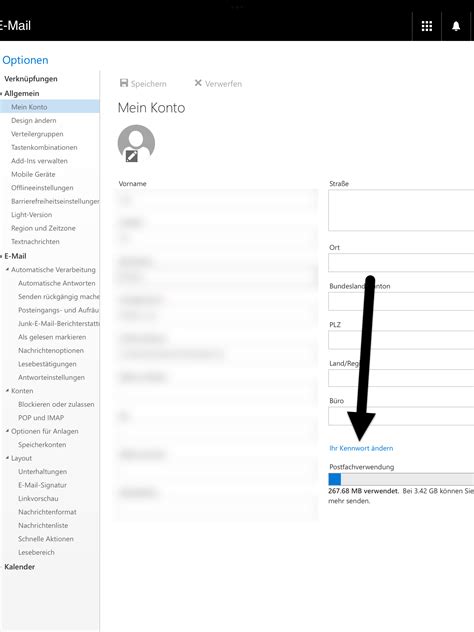 Outlook Passwort ändern Notfall Outlook Gemeinde Westoverledingen