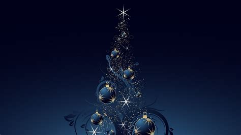 Blue Christmas Background Hd Desktop Wallpaper