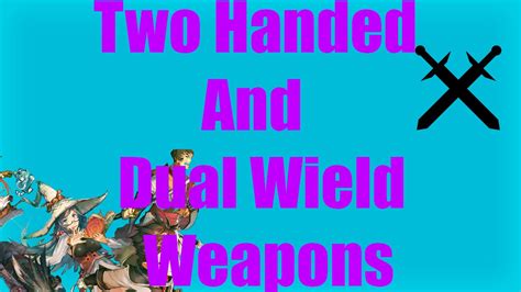 Rpg Maker Mv Tutorial Two Hand And Dual Wield Weapons