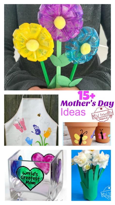 They are perfect for a children's ministry setting. Over 15 Mother's Day Crafts That Kids Can Make for Gifts
