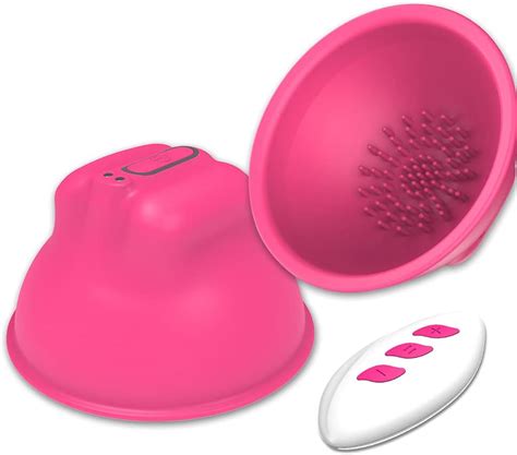 nipple suckers vibrator strong suction nipple stimulator with 12 vibration modes wireless