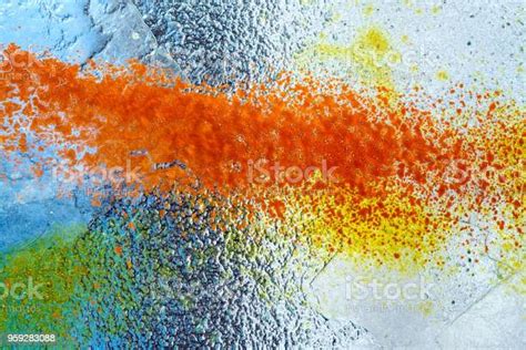 Abstract Background From Frosted Glass Texture Colorful Frosted Glass