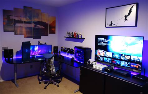 Im Not Really Finished I Just Ran Out Of Money Gaming Room Setup