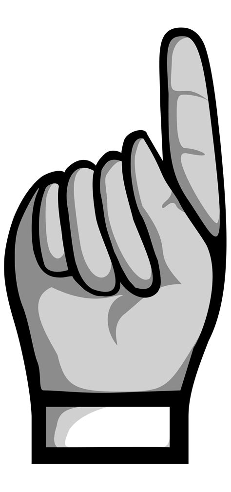 Hand Pointing Clipart Clipground