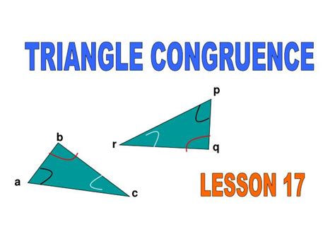 Ppt Triangle Congruence Powerpoint Presentation Free Download Id