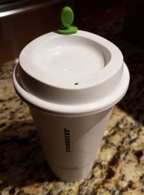 Starbucks Reusable Hot Cup Stoppers Seals Into Cup Lid Etsy