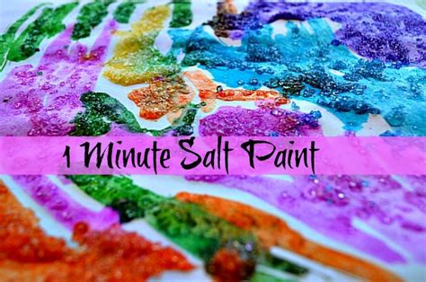 Art Activities Epsom Salt Painting Fun Littles