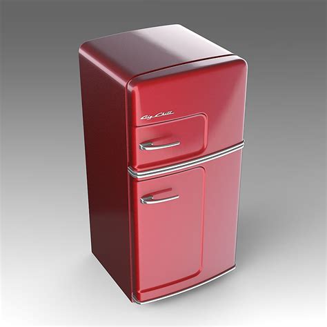 3d Model Big Chill Refrigerator Cgtrader