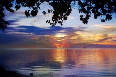 Tropical Island Sunset Photos Stock Image Image Of Atmosphere Colors