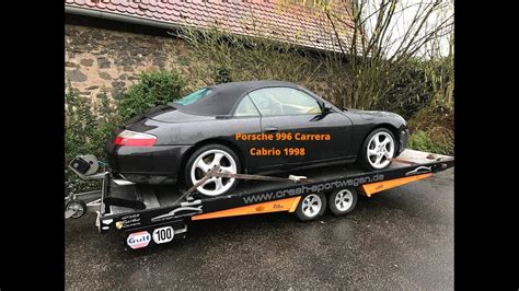 Unfall Porsche 996 Carrera Cabrio Crash Sportwagen Youtube Youtube