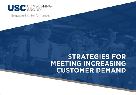 Strategies For Meeting Increasing Customer Demand White Paper