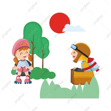 Hide And Seek Clipart Transparent Png Hd Two Children Playing Hide And
