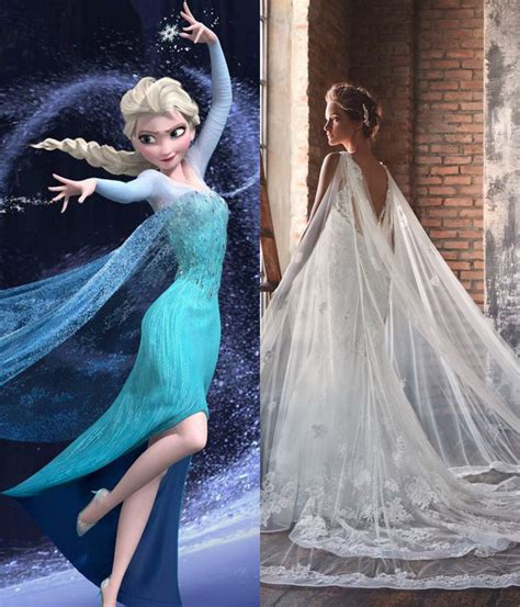 Elsa Disney Frozen Wedding Dress K4 Fashion