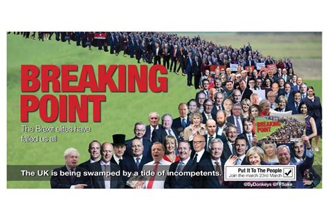 anti brexit groups launch damning parody of leave eu s breaking point poster