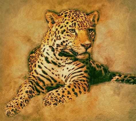 Leopard 3 Painting By Jack Zulli Pixels