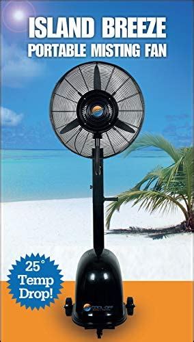 Cool Off 12 Gallon Island Breeze Oscillating Misting Fan With 3 Speed