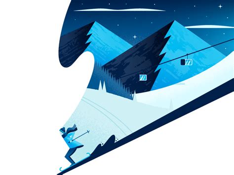 Hit The Slopes By Nick Brito On Dribbble