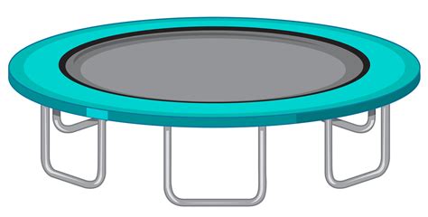 Large Trampoline White Background 526837 Vector Art At Vecteezy