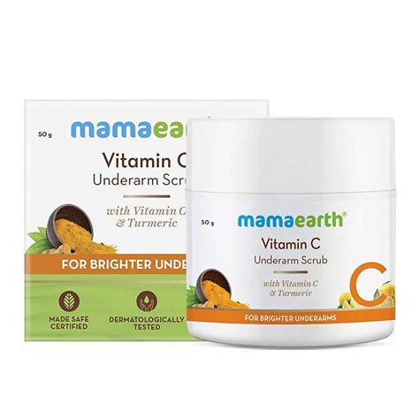 Mamaearth Vitamin C Underarm Scrub For Brighter Underarms